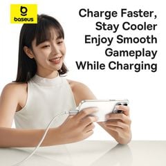 Cáp Sạc Nhanh C to C Baseus Titanium Alloy 100W (480Mbps)