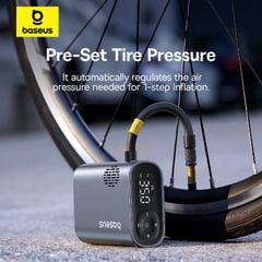 Bơm Lốp Xe Đạp Baseus PrimeTrip Series Portable Bike Pump (1750mAh)