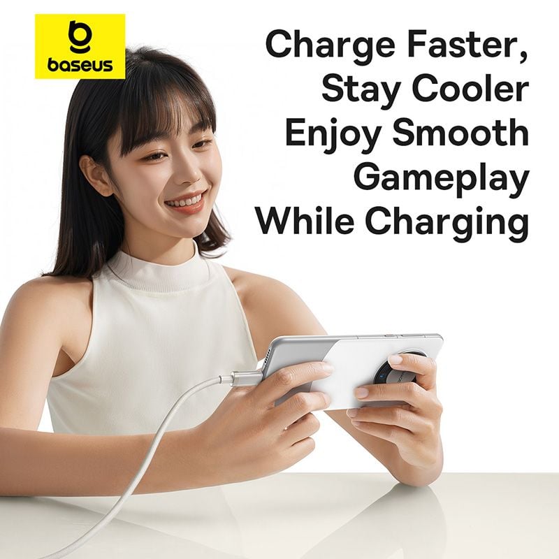 Cáp Sạc Nhanh USB to C Baseus Titanium Alloy 100W (480Mbps)