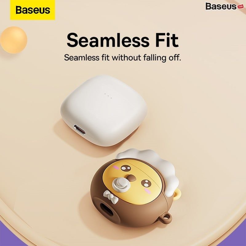 Case Bảo Vệ Chống Sốc, Chống Trầy Cho Tai Nghe Baseus True Wireless Earphones W04+ Case