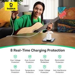 Combo Củ Sạc Nhanh Baseus GaN5 Fast Charger (mini) 1C 25W