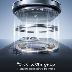 Giá Đỡ Điện Thoại Từ Tính + Sạc Không Dây Baseus PrimeTrip VC1 Pro (Qi2, 15W Wireless Charging, Gắn Trên Cửa Gió)