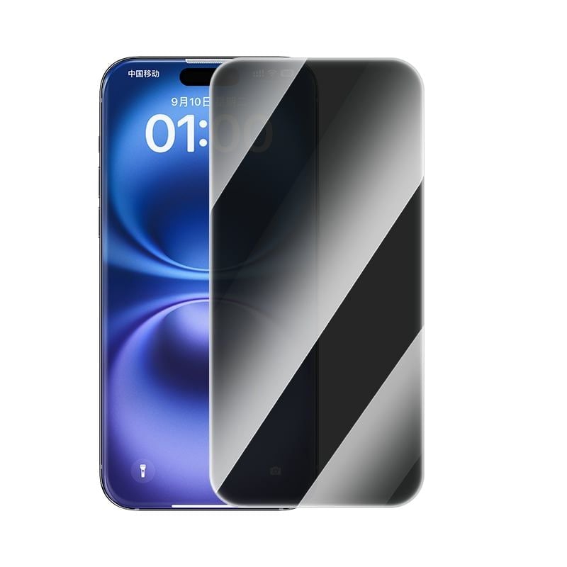 Kính Cường Lực Baseus Full-View HD for iP 15/16 Series (Full-Screen Coverage, Full-Screen Coverage, Superconducting Adhesive, UTG Flexible Glass, Anti-Fingerprint Electroplated, AR Anti-Reflective Coating, Includes Dustproof Installation Tool 2.0)