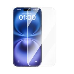 Kính Cường Lực Baseus Full-View HD for iP 15/16 Series (Full-Screen Coverage, Full-Screen Coverage, Superconducting Adhesive, UTG Flexible Glass, Anti-Fingerprint Electroplated, AR Anti-Reflective Coating, Includes Dustproof Installation Tool 2.0)