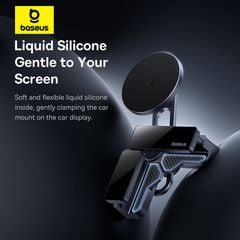 Giá Đỡ Từ Tính Trên Ô Tô Baseus MaxView for In-Vehicle Infotainment (150° Foldable, 270°Angle-Free Viewing)