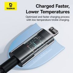 Cáp Sạc Nhanh Baseus Gem C to Lightning 20W (Fast-Charging Data Cable)