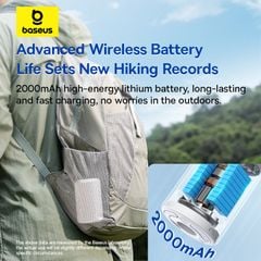 Máy Bơm Hơi Mini Kiêm Hút Chân Không Baseus PocketGo Pro Series (240L/min, 4000Pa)