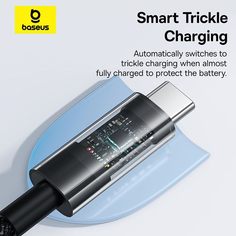 Cáp Sạc Nhanh Baseus Gem USB to C 100W (Fast-Charging Data Cable)