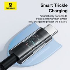 Cáp Sạc Nhanh Baseus Gem USB to C 100W (Fast-Charging Data Cable)