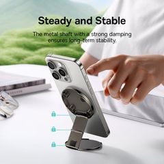 Giá Đỡ Điện Thoại Từ Tính Để Bàn Baseus PrimeTrip VX1 (Gập 3 Trục, Góc Nhìn 360°)