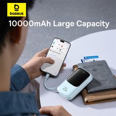 Pin Dự Phòng Baseus Qpow Pro+ Type-C Edition 10000mAh 22.5W (Digital Display)