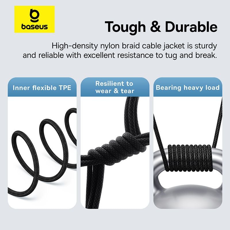 Cáp Sạc Nhanh Baseus Gem USB to C 100W (Fast-Charging Data Cable)