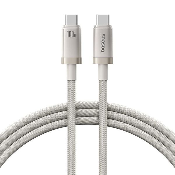 Cáp Sạc Nhanh C to C Baseus Titanium Alloy 100W (480Mbps)