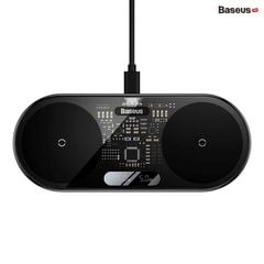 Đế Sạc Nhanh Không Dây Đa Năng Baseus Digital LED Display 2in1 Wireless Charger 20W (Phone + Airpods Pro, New Upgrade Model）