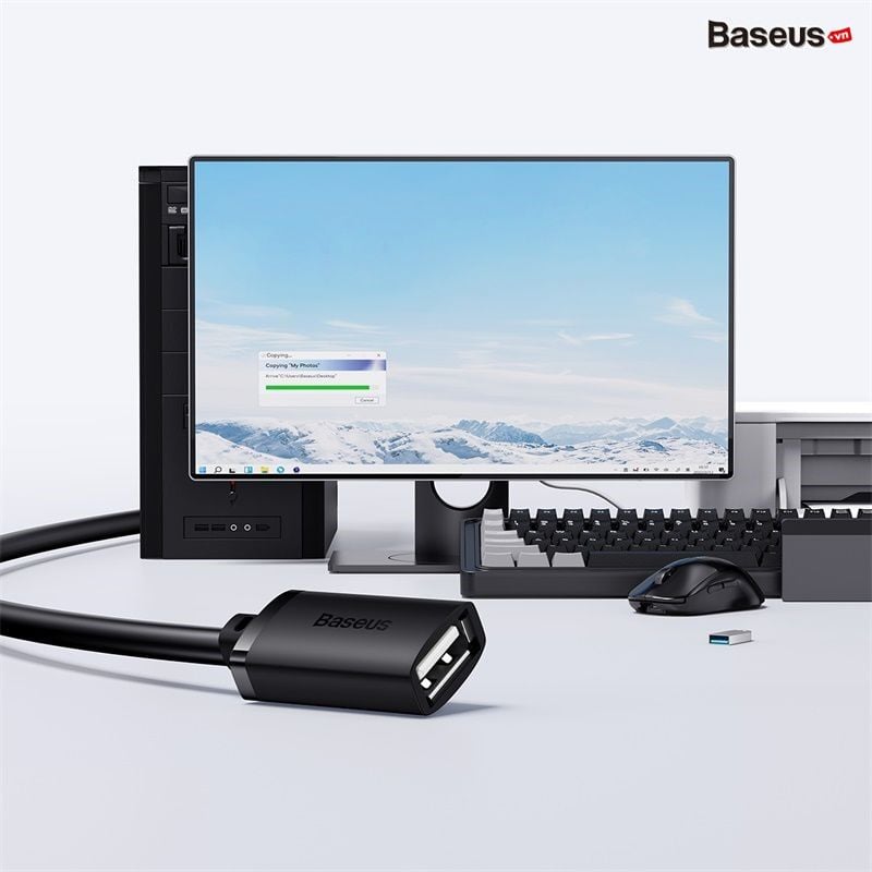 Cáp Nối Dài USB3.0 Baseus AirJoy Series Extension Cable (USB3.0 Male to USB3.0 Female)