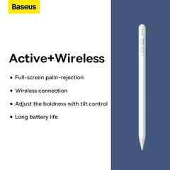 Bút cảm ứng Baseus Smooth Writing Capacitive Stylus dùng cho iPad Pro/Smartphone/Tablet Android (Active + Passive Version, Magnetic Adsorption, Tilt & Strength sensitive)