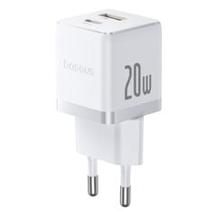 Củ Sạc Nhanh Baseus Palm C+U Charger 20W (USB + Type C Dual Port, 20W PD/QC 3.0 Multi Quick Charge Support)