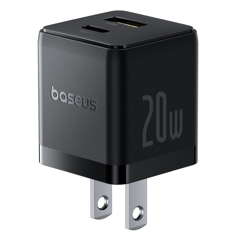 Củ Sạc Nhanh Baseus Palm C+U Charger 20W (USB + Type C Dual Port, 20W PD/QC 3.0 Multi Quick Charge Support)