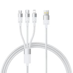 Cáp Sạc Đa Năng Baseus StarSpeed 1-for-3 USB-A to Type-C Lightning Micro 100W/2.4A/18W (1.5m)