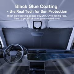 Dù Che Nắng Cửa Kính Trước Có Thể Xếp Lại Dùng Cho Xe Ô Tô Baseus GoTrip DT1 (Self-developed BSC Cooling Tech, >99.95% UV Blocking Rate, UPF2000+ Sun Protection)