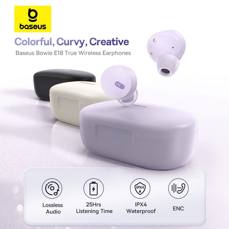 Tai Nghe Không Dây Baseus Bowie E18 True Wireless Earphones