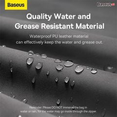 Túi Đựng Phụ Kiện Chống Thấm Nước Baseus Easy Journey Series Storage Bag (Da PU Siêu Mịn, Giặt được, Chống bụi, Chống thấm nước)