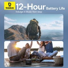 Loa Di Động Không Dây Baseus AeQur 30 Mini (5W, Bluetooth v5.3, 12Hrs, IPX6, Bass Enhancement)