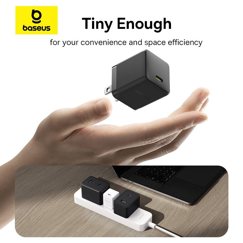 Củ Sạc Nhanh Baseus Palm 1C 20W (For iPhone/iPad/Samsung/Google Pixel)