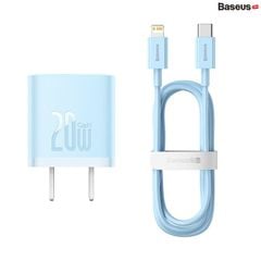 Bộ Sạc Nhanh 20W Baseus GaN5 Fast Charger 1C cho iPhone/Samsung (PD/QC Multi Quick Charge Support, Smart Protect)