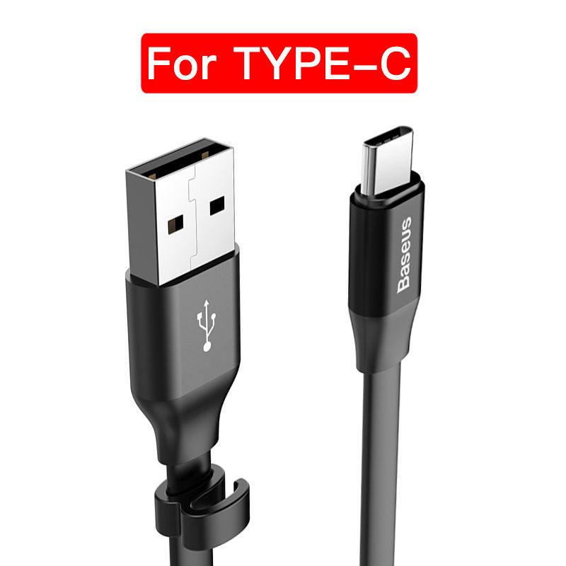 Cáp sạc và truyền dữ liệu tốc độ cao Baseus USB Type C (23cm / 120cm, hỗ trợ Quick charge 3.0)