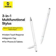Bút Cảm Ứng Baseus Smooth Writing III 3-in-1 Passive Stylus Magnetic/Non-Magnetic Version