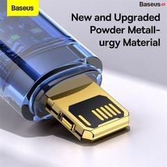 Cáp Sạc Lightning Tự Ngắt Baseus Explorer Series dùng cho iPhone (USB to Lightning, Auto Power-Off, 2.4A)