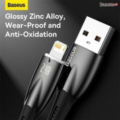 Cáp Sạc Nhanh Cho iPhone Baseus Glimmer Series Fast Charging Data Cable USB to Lightning 2.4A