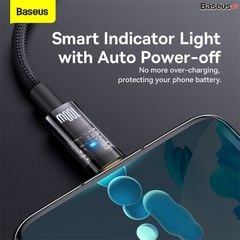 Cáp Sạc Tự Ngắt Siêu Nhanh Baseus Explorer Series Auto Power-Off 100W (USB to Type-C, Fast Charging & Data Cable)