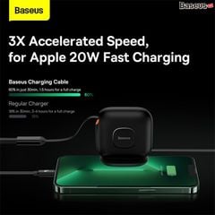 Cáp Sạc Đa Năng Baseus Traction Series Retractable 3-in-1 Fast Charging Cable Desktop Organizer (Type-C to M+L+C 100W 1.7m)