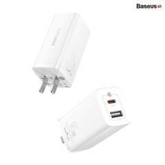 Cốc Sạc Nhanh Baseus GaN2 Lite Quick Charger 65W (Super Vooc, PD3.0/PPS/QC4.0/SCP/FCP Multi Quick Charge Protocol, New Upgrade Technology)