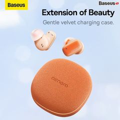 Tai Nghe Bluetooth Baseus AirNora 2 True Wireless Earphones Hybrid ANC Nhỏ Gọn Thời Trang (Bluetooth V5.3, 30h sử dụng, APP Control)