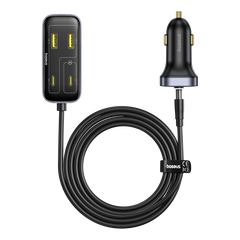 Tẩu Sạc Cho Ô Tô Baseus BackseatPal L1 In-vehicle 3U+3C 110W (with 1.5m Extension Cord Cable)