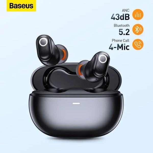 Tai nghe Chống Ồn Bluetooth Baseus Bowie WM05 True Wireless Earphones creamy