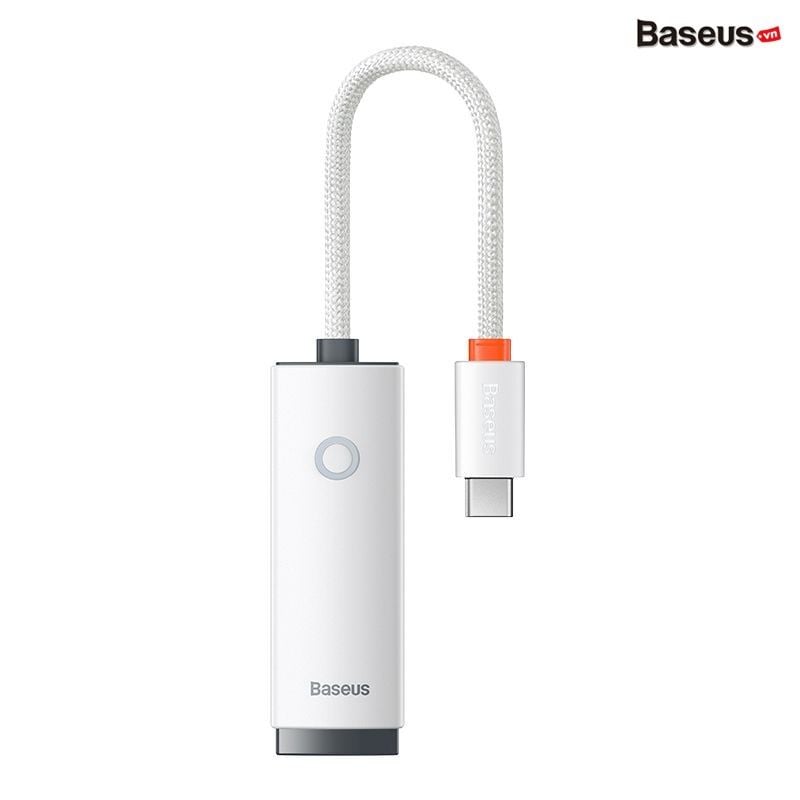 Hub Chuyển Đổi Kết Nối Baseus Lite Series Ethernet Adapter Type C to RJ45 LAN Port (100Mbps/1000Mbps)