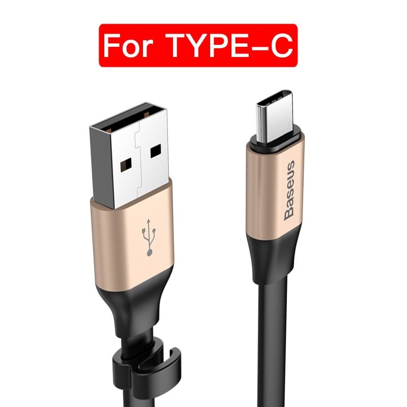 Cáp sạc và truyền dữ liệu tốc độ cao Baseus USB Type C (23cm / 120cm, hỗ trợ Quick charge 3.0)