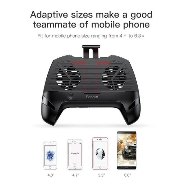 Tay cầm chơi game tản nhiệt Baseus Cool Play Gamepad tích pin sạc dự phòng 1200mAh (Dissipate-heat Hand Handle)