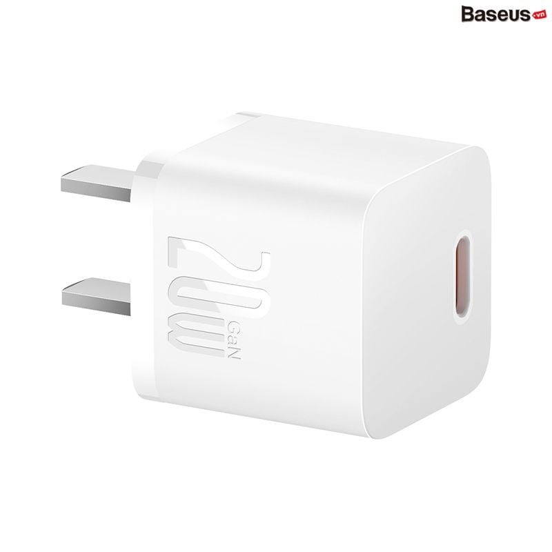 Bộ Sạc Nhanh 20W Baseus GaN5 Fast Charger 1C cho iPhone/Samsung (PD/QC Multi Quick Charge Support, Smart Protect)