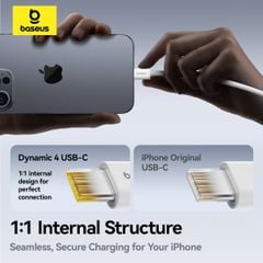 Cáp Sạc Nhanh C to C Baseus Dynamic 4 Series 100W (480Mbps)