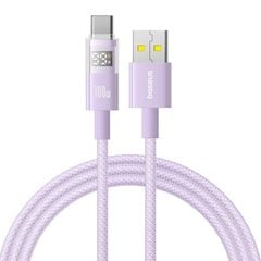 Cáp Sạc Nhanh USB to Type-C Baseus Display 2 100W (Digital Display, 480Mbps)