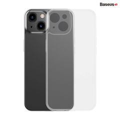 Ốp Lưng Cường Lực Nhám Viền Dẻo Chống Sốc Baseus Frosted Glass Protective Case dùng cho iPhone 13 Series (Full Coverage Tempered Glass Film + Cleaning kit)
