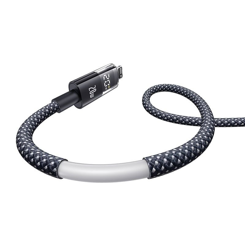 Cáp Sạc Nhanh C to Lightning Baseus Display 2 20W (Digital Display, 480Mbps)