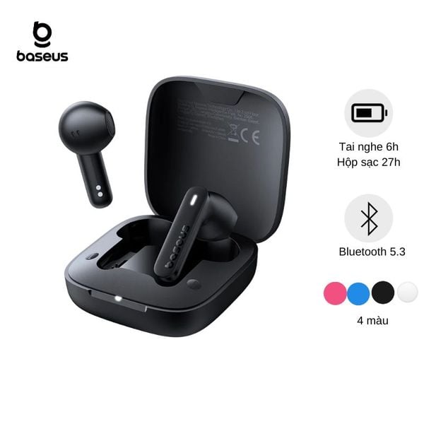 Tai Nghe Không Dây Baseus Bowie E16 (Bluetooth v5.3, TWS, up to 30H)