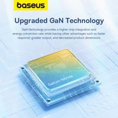 Củ Sạc Nhanh Baseus Cube Pro Fast Charger 2C+U 65W (Kèm Cáp Baseus Pudding Series C to C 100W)