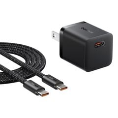 Combo Củ Sạc Nhanh Baseus GaN5 Fast Charger (mini) 1C 25W